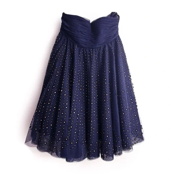 just taylor blue dress Jovani 37080 Homecoming Dress Size 16 Royal Lace Ruffle Corset